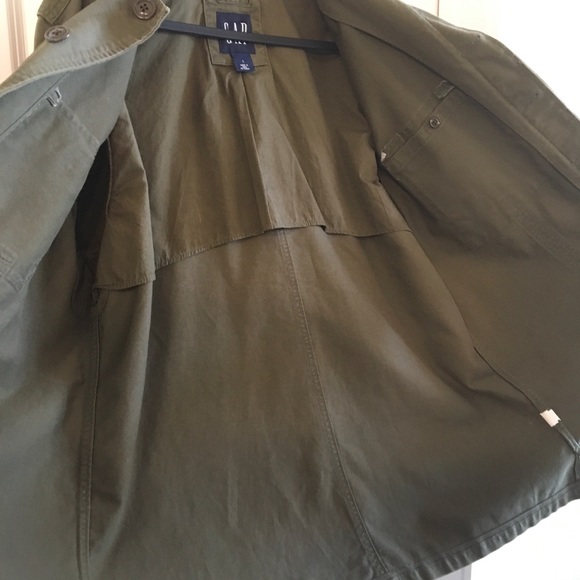 GAP Utility Overshirt/Jacket Men’s Army Green L - Picture 5 of 7